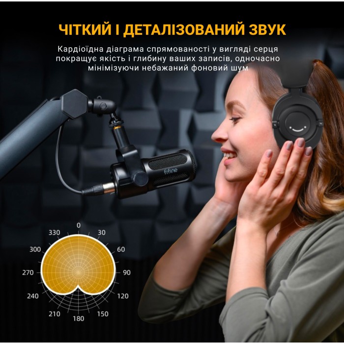 XLR Мікрофон Fifine Tank1 (Tank1)