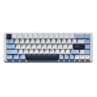 Клавіатура механічна бездротова Ajazz AK680 MAX (8+8K) Magnetic Switch RGB Wireless/BT/USB White (AK680-M-BWD-A)