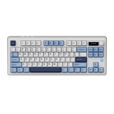 Клавіатура механічна бездротова Ajazz AK870 PLUS Murad Switch RGB Wireless/Bluetooth/USB White (AK870-MU-BWD)