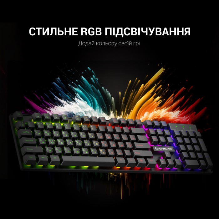 Клавіатура дротова GamePro GK296 (GK296)