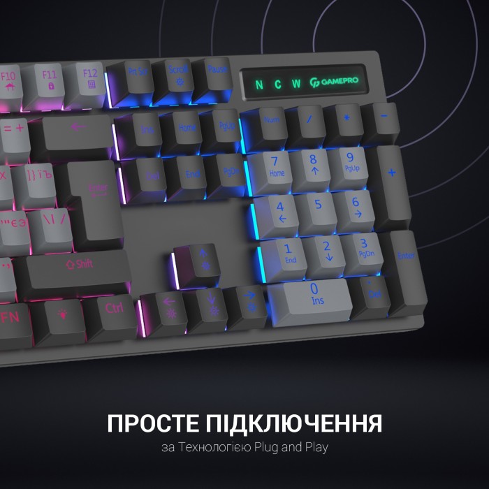 Клавіатура механічна GamePro MK105B (MK105B)