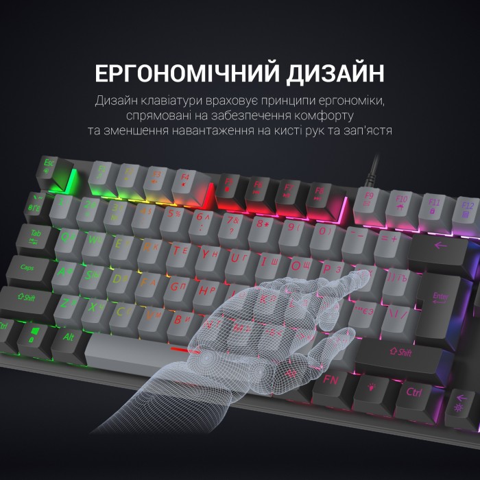 Клавіатура механічна GamePro MK105B (MK105B)