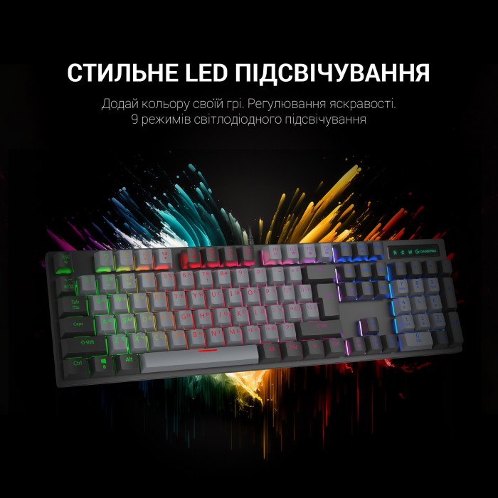 Клавіатура механічна GamePro MK105B (MK105B)
