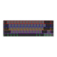 Бездротова механічна клавіатура GamePro MK122R Red Switch Low Profile Wireless Dark Gray (MK122R)
