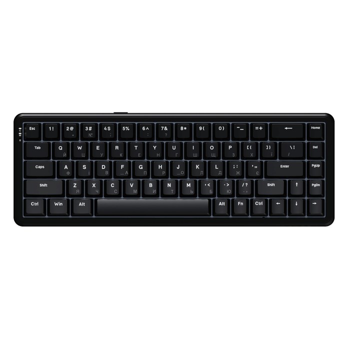 Клавіатура механічна дротова Ajazz AK680 MAX Magnetic Switch RGB USB Black (AK680-WM-B-A)