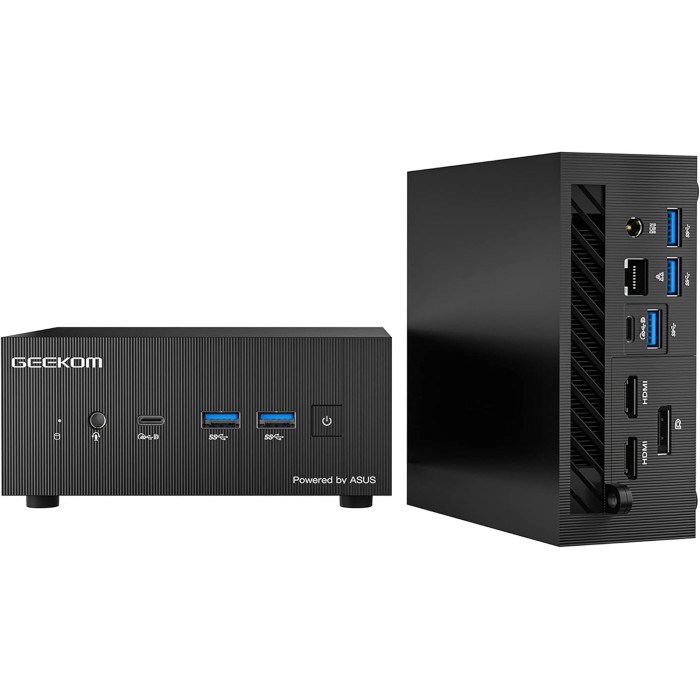 Міні ПК Неттоп GEEKOM AS6 by ASUS / AMD Ryzen 7 6800H / RAM 32GB / SSD 1TB / 2 x HDMI / 1 x DP / LAN / Wi-Fi 6E / Bluetooth 5.2