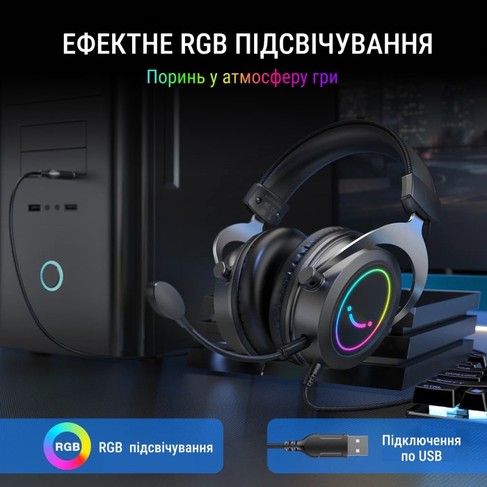 Гарнітура Fifine RGB H3W (H3W)