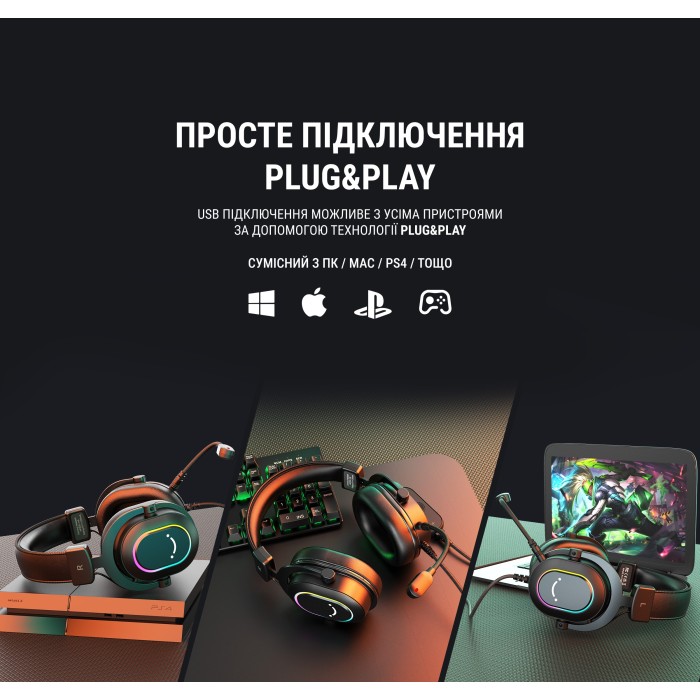 Гарнітура Fifine RGB H6P (H6P)