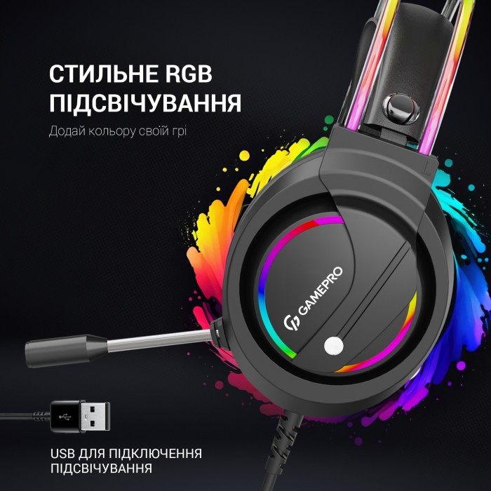 Гарнітура ігрова GamePro Nitro (HS733) (HS733)