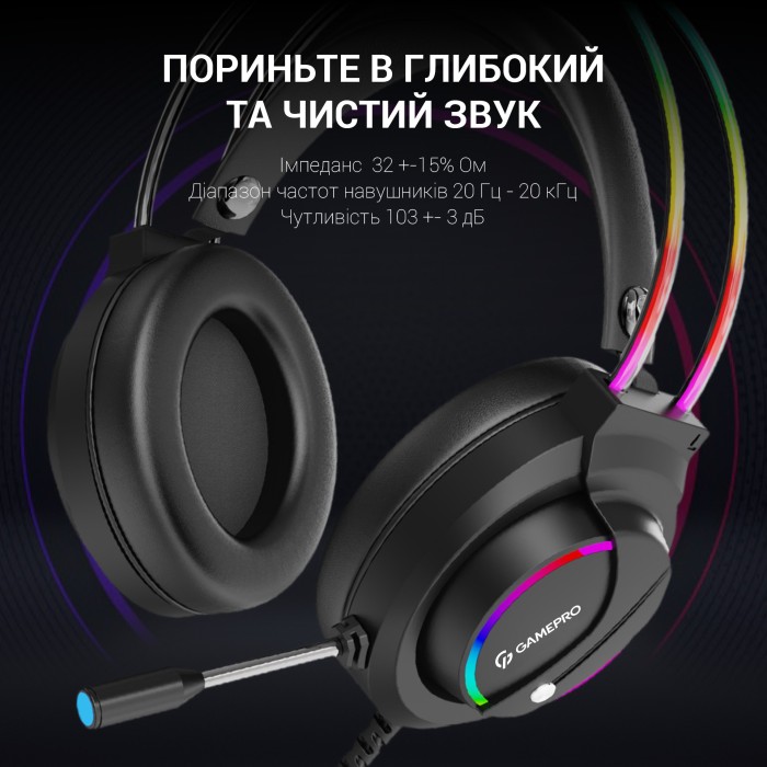 Гарнітура ігрова GamePro Nitro (HS733) (HS733)