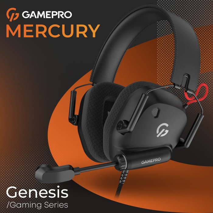 Дротова гарнітура Gamepro Genesis Mercury (HS120B) (HS120B)