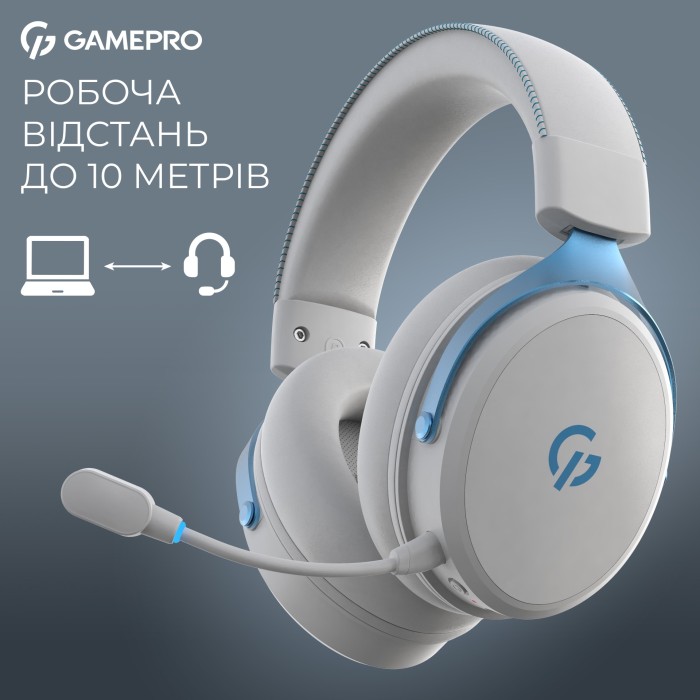 Бездротова ігрова гарнітура GamePro Asgard Skadi (HSW191WB) (HSW191WB)