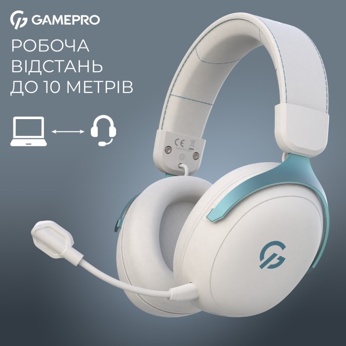 Бездротова ігрова гарнітура GamePro Asgard Freya Pro (HSW201WB) (HSW201WB)