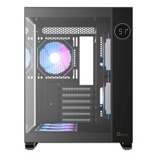 Корпус для комп'ютера ATX W/O PSU IOTA C70 BK ARGB (IOTA-C70-BKD600XX-GL) OCYPUS (IOTA-C70-BKD600XX-GL)