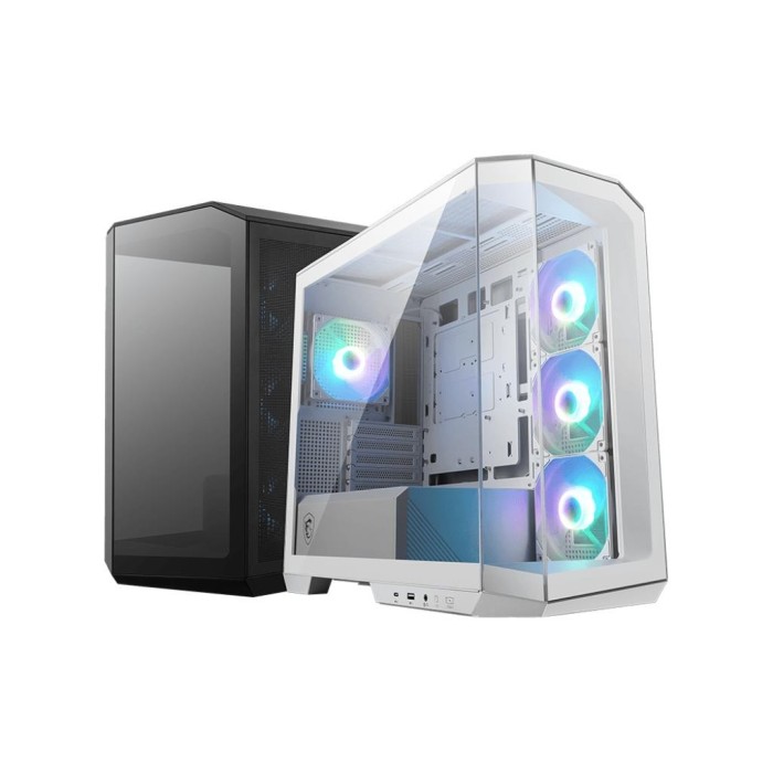 Корпус MATX W/O PSU MAG PANO M100R PZ WHITE MSI (MAG PANO M100R PZ WHITE)