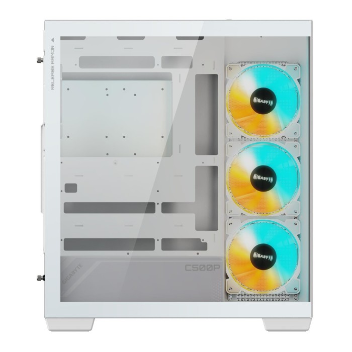 Корпус ATX W/O PSU GB-C500PI ST WHITE GIGABYTE (GB-C500PI ST)