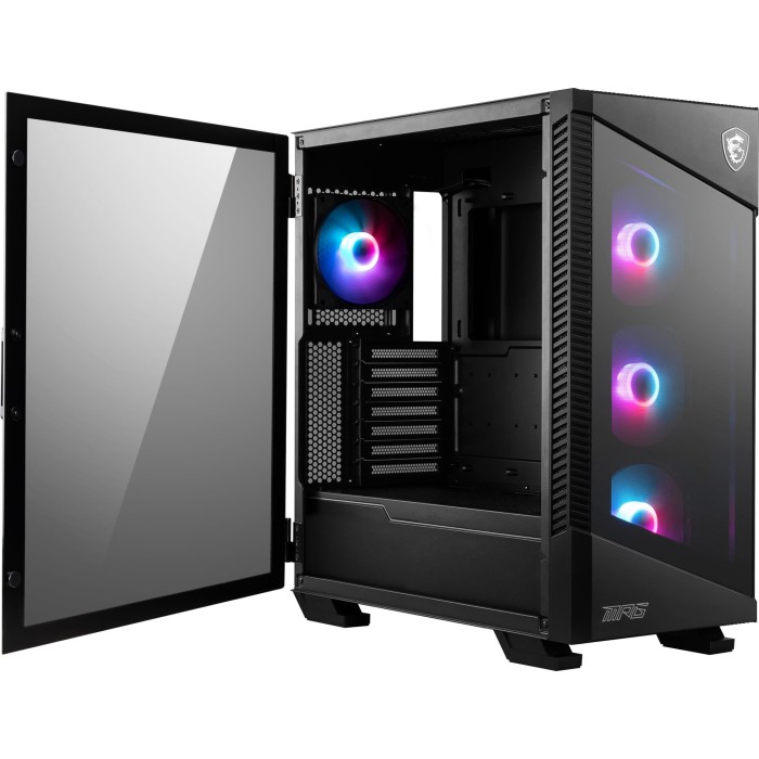 Корпус ATX W/O PSU MPG VELOX 100R MSI (MPG VELOX 100R)