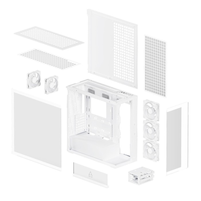 Корпус EATX W/O PSU XTENDER WHT ACPCC00014A ARCTIC (ACPCC00014A)