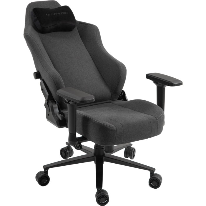 Крісло ігрове GamePro GC775DG Fabric Dark Gray (GC775DG)