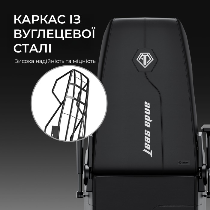 Крісло ігрове Anda Seat X3 Gaming Sofa Black PVC (AD-W-SF03-04-B-PV)