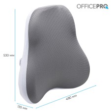 Ергономічна подушка для попереку OfficePro LP600G Gray (LP600G)