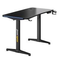 Комп’ютерний стіл з електрорегулюванням висоти Anda Seat Terminator RGB Black (AD-D-DD1-1600L-01-B)