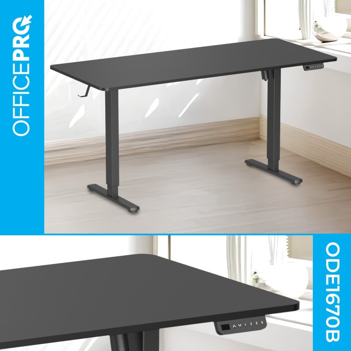 Комп’ютерний стіл з електрорегулюванням висоти OfficePro ODE1670B (ODE1670B)