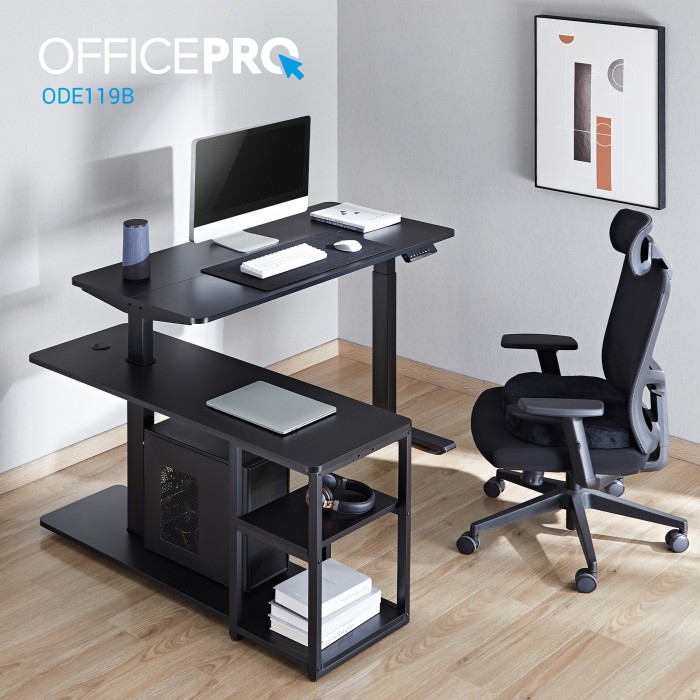 Комп’ютерний стіл з електрорегулюванням висоти OfficePro ODE119B (ODE119B)