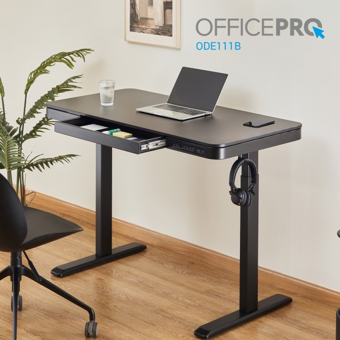 Комп’ютерний стіл з електрорегулюванням висоти OfficePro ODE111B (ODE111B)