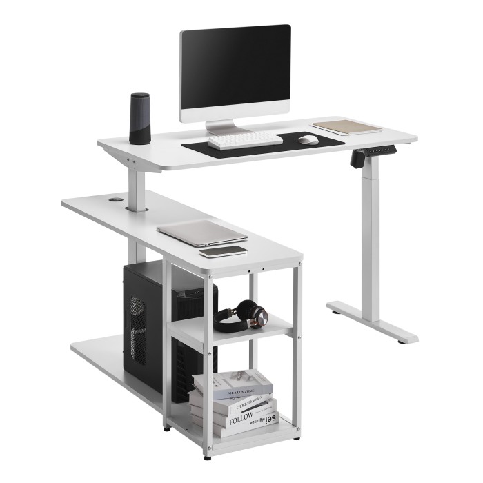 Комп’ютерний стіл з електрорегулюванням висоти OfficePro ODE119W (ODE119W)