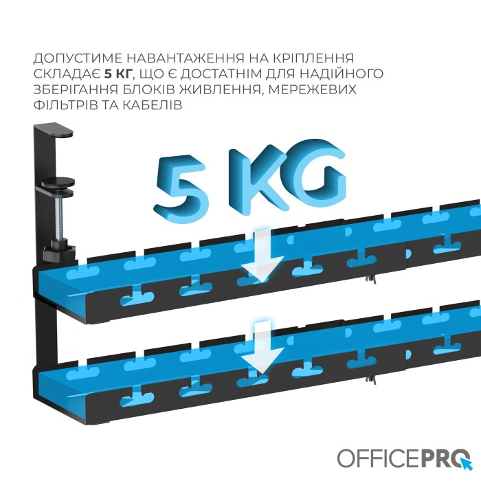 Органайзер для кабелів OfficePro CT690B (CT690B)