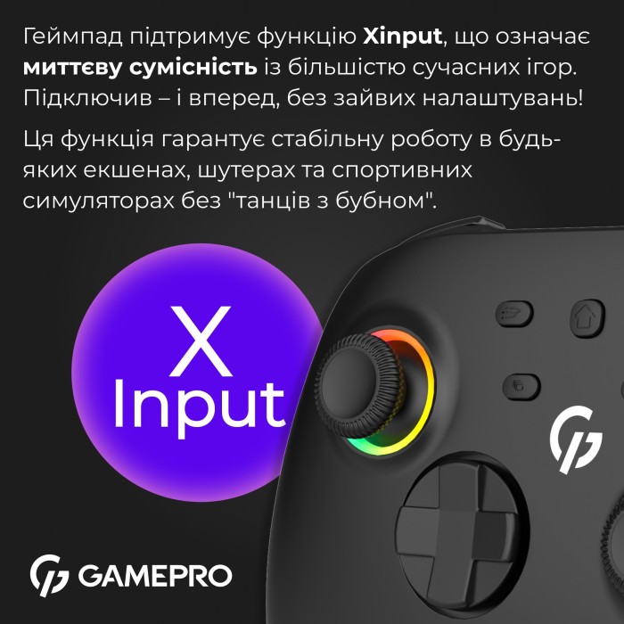 Бездротовий геймпад GamePro GPX13B (GPX13B)