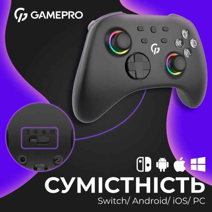 Бездротовий геймпад GamePro GPX13BDOC (GPX13BDOC)
