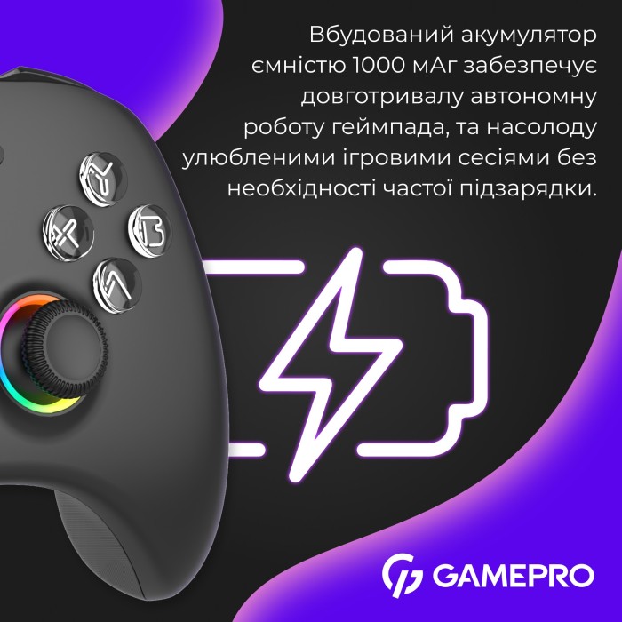 Бездротовий геймпад GamePro GPX13BDOC (GPX13BDOC)