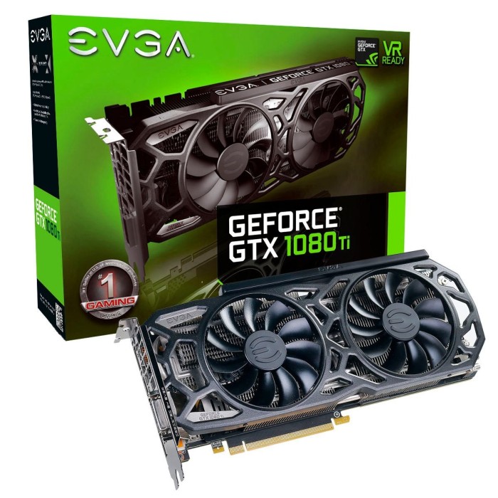Відеокарта EVGA GeForce GTX 1080 Ti Black Edition GAMING 11GB GDDR5X (11G-P4-6391-KR)