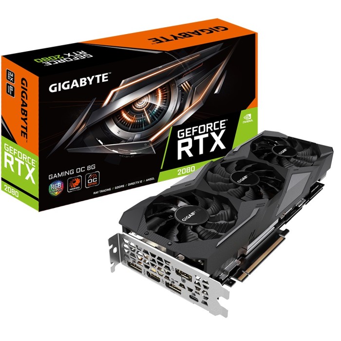 Відеокарта Gigabyte GeForce RTX 2080 Gaming OC 8Gb GDDR6 (GeForce RTX 2080 GAMING OC 8G)