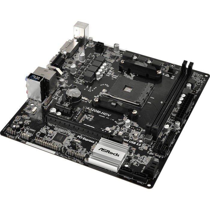 Материнська плата ASRock A320M-HDV (sAM4, AMD A320, MicroATX) (A320M-HDV)