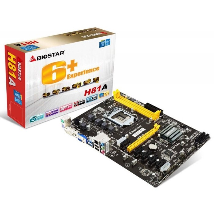 Материнська плата Biostar H81A Ver. 6.1 (s1151, Intel H81, ATX) (H81A Ver. 6.1)