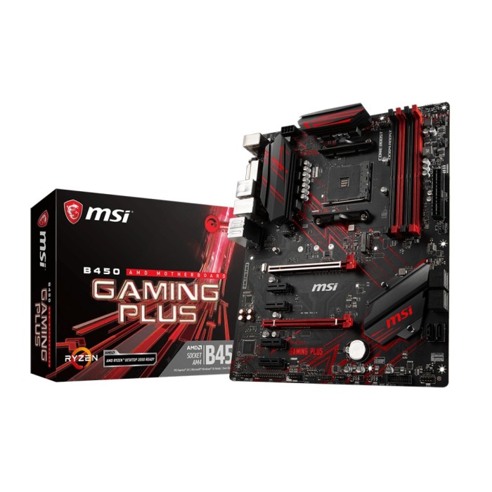 Материнська плата MSI B450 Gaming Plus (sAM4, AMD B450) (MSI B450 Gaming Plus)