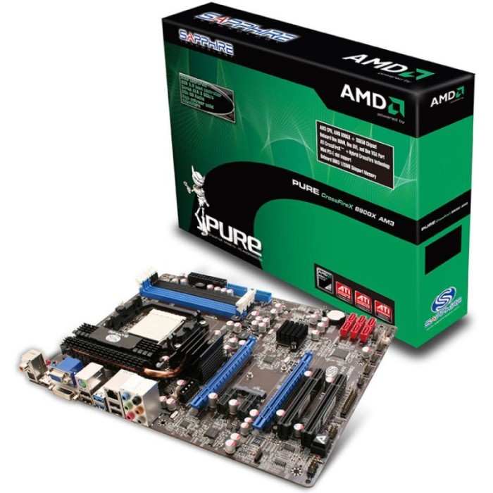 Материнська плата Sapphire PC-AM3RS890G2 Socket AM3 (PC-AM3RS890G2)