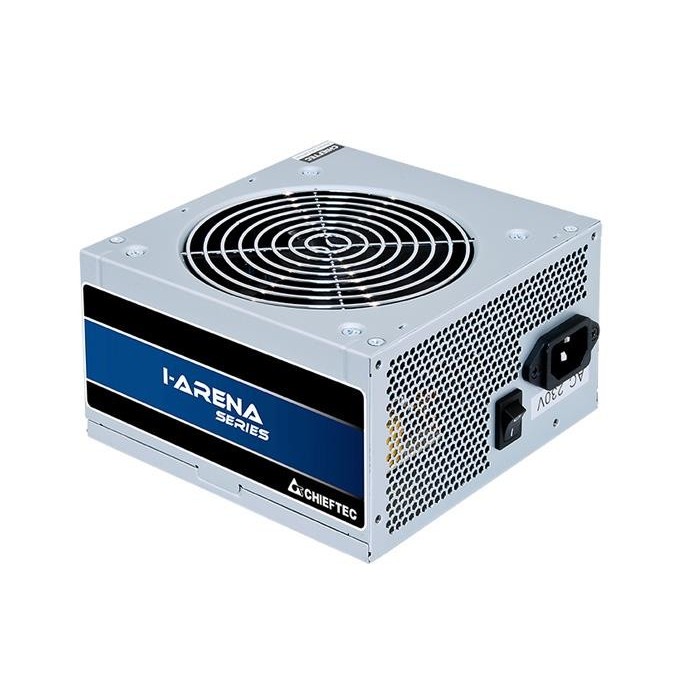 Блок живлення CHIEFTEC iArena (500W), >85%, 120мм, 1xMB 24pin(20+4), 1xCPU 8pin(4+4), 3xMolex, 5xSATA, 1xPCIe 8pin(6+2), Bulk (GPB-500S)