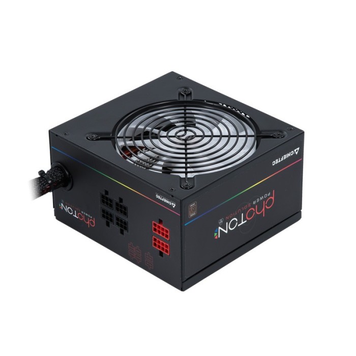 Блок живлення CHIEFTEC Photon (750W), >85%, 120мм, 1xMB 24pin(20+4), 1xCPU 8pin(4+4), 4xMolex, 6xSATA, 4xPCIe 8pin(6+2), Modular (CTG-750C-RGB)
