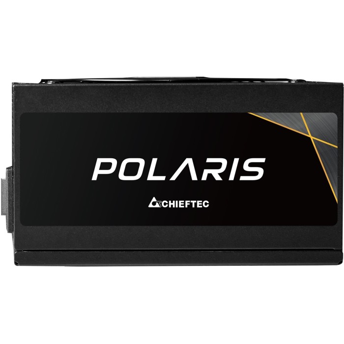 Блок живлення CHIEFTEC Polaris 3.0 (850W), >90%, 80+ Gold, 135мм FDB, 1xMB 24pin(20+4), 2xCPU 8pin(4+4), 4xMolex, 12xSATA, 2xPCIe 8pin(6+2), 1xPCIe GEN5 16pin, Fully Modular (PPS-850FC-A3)