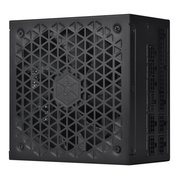 Блок живлення SilverStone Decathlon Cybenetics (1000W), >90%, 80+ Gold, 135мм, 1xMB 24pin(20+4), 2xCPU 8pin(4+4), 3xMolex, 12xSATA, 6xPCIe 8pin(6+2), 1x(12+4)pin, 1x12VHPWR, Fully Modular (SST-DA1000R-GM)