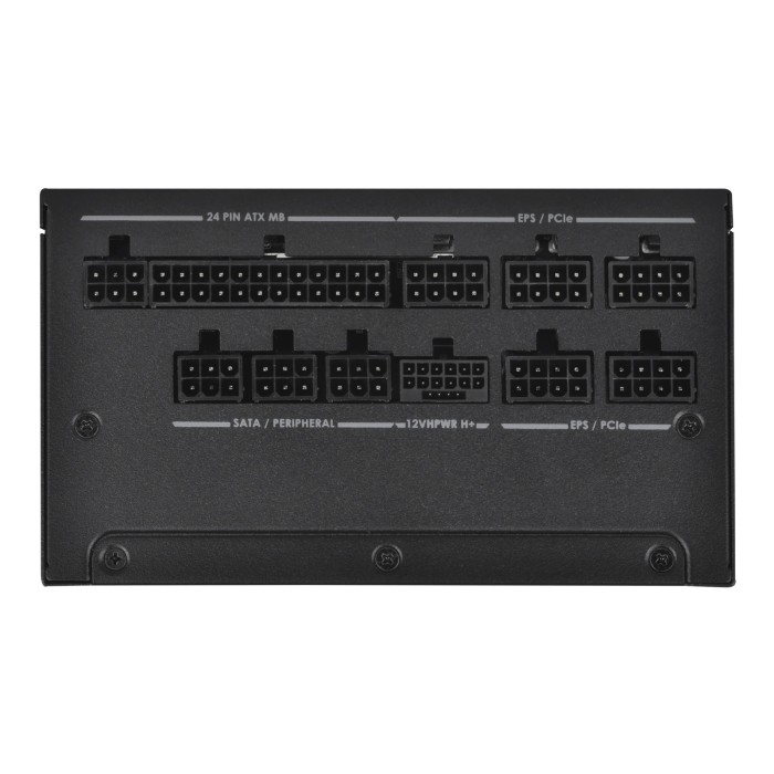 Блок живлення SilverStone Decathlon Cybenetics (1000W), >90%, 80+ Gold, 135мм, 1xMB 24pin(20+4), 2xCPU 8pin(4+4), 3xMolex, 12xSATA, 6xPCIe 8pin(6+2), 1x(12+4)pin, 1x12VHPWR, Fully Modular (SST-DA1000R-GM)
