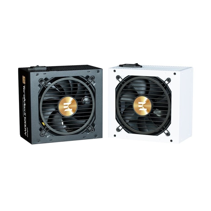 Блок живлення Zalman Teramax 2 (1200W), >90%, 80+ Gold, 120мм, 1xMB 28pin (18+10), 2xCPU 8pin(4+4), 3xMolex, 12xSATA, 4xPCIe 8pin(6+2), 1xPCIe GEN5 16pin, Fully Modular (ZM1200-TMX2)