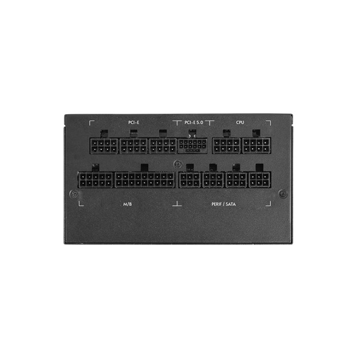 Блок живлення CHIEFTEC Atmos (850W), >90%, 80+ Gold, 120мм FDB, 1xMB 24pin(20+4), 2xCPU 8pin(4+4), 4xMolex, 9xSATA, 2xPCIe 8pin(6+2), 1xPCIe GEN5 16pin, Fully Modular (CPX-850FC)