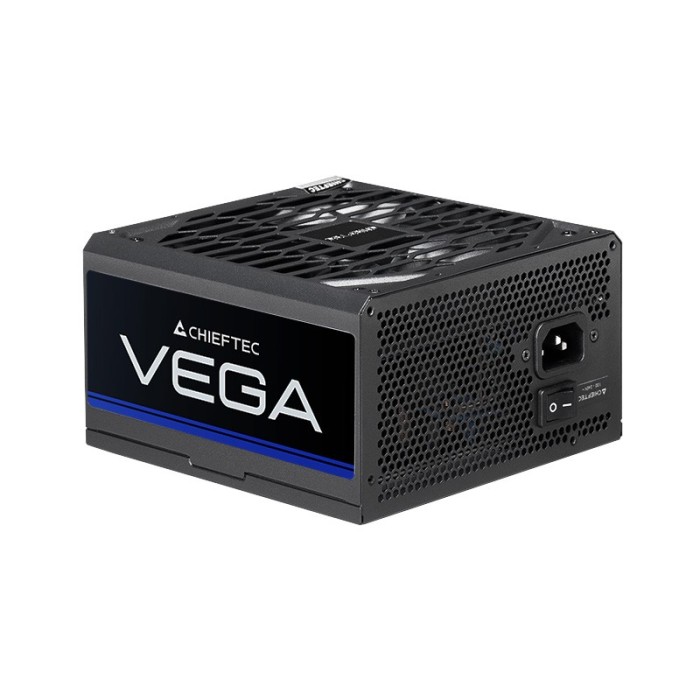 Блок живлення CHIEFTEC Vega (850W), >90%, 80+ Gold, 135мм FDB, 1xMB 24pin(20+4), 2xCPU 8pin(4+4), 3xMolex, 6xSATA, 4xPCIe 8pin(6+2), 1xPCIe GEN5 16pin (PPG-850-S)