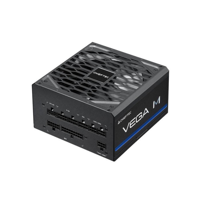 Блок живлення CHIEFTEC Vega M (850W), >90%, 80+ Gold, 135мм FDB, 1xMB 24pin(20+4), 2xCPU 8pin(4+4), 3xMolex, 6xSATA, 4xPCIe 8pin(6+2), 1xPCIe GEN5 16pin, Fully Modular (PPG-850-C)