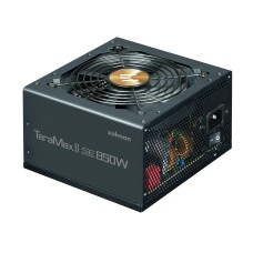 Блок живлення Zalman Teramax II SE (850W) 89%, 80+ Gold, 120мм, 1xMB 28pin (18+10), 2xCPU(4pin+ 4pin), 3xMolex, 12xSATA, 4xPCIe 8pin(6+2), 1xPCIe GEN5 16pin, Fully Modular (ZM850-TMX2SE)